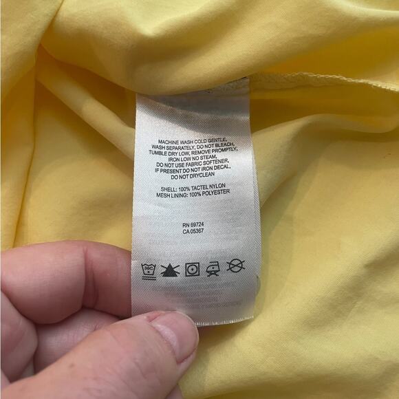 Columbia PFG Omni Shield Shirt Mens Medium Outdoor Mesh Lined Button Down Yellow - Picture 9 of 10